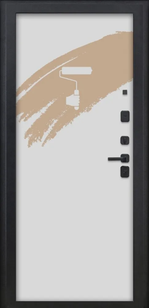 Товар Дверь ДвериПРО Термо серебро Под покраску DPRO226191