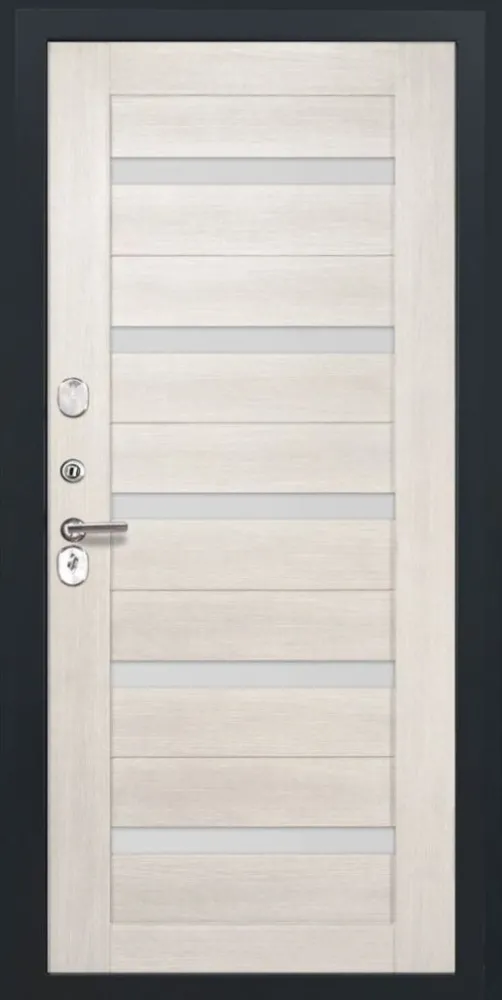 Товар Дверь ДвериПРО Л-3б СБ-1 (ст. белое, 16мм, Беленый дуб) DPRO222591